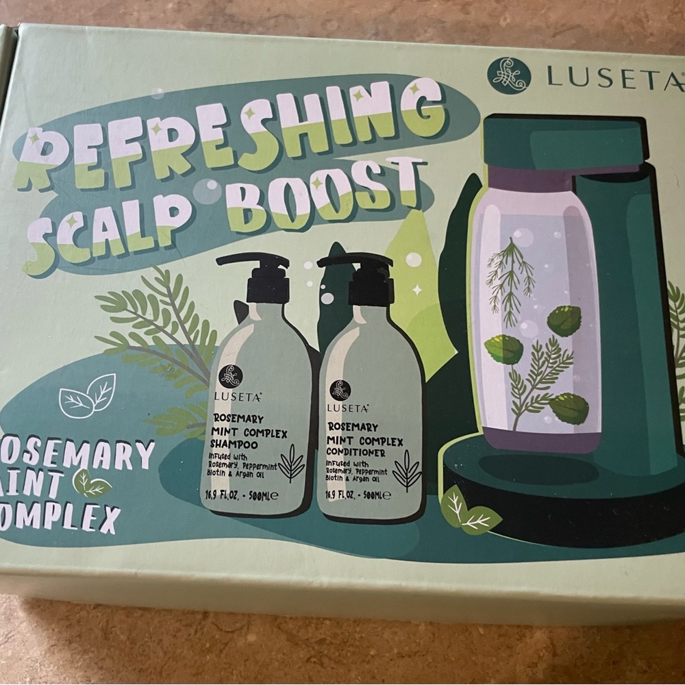 LUSETA Rosemary Mint Complex Shampoo & Conditioner - Picture 4 of 6